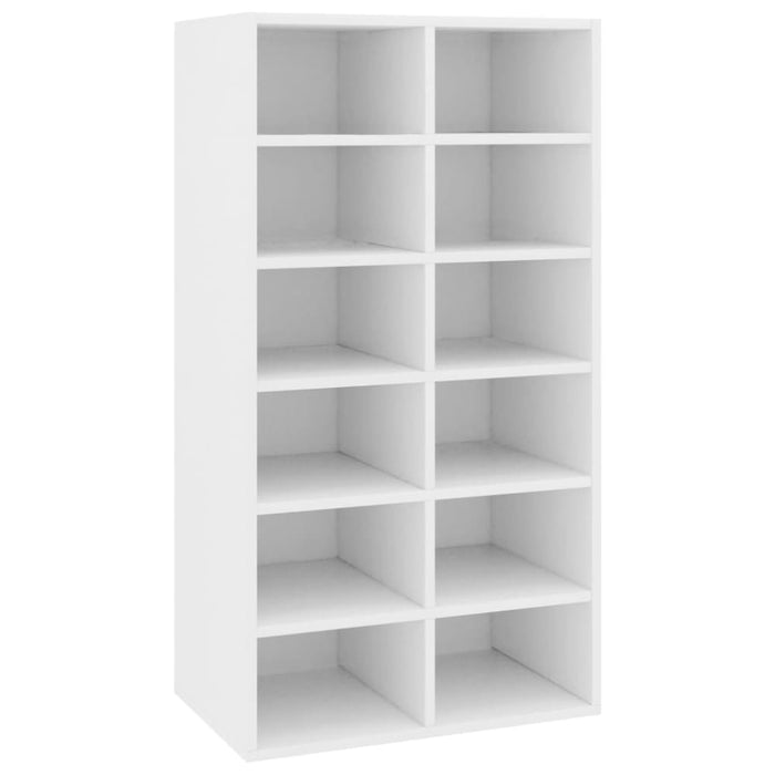 Shoe Rack White 54x34x100.5 Cm Engineered Wood Nbbtkl