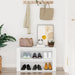 Shoe Rack White 75x35x45 Cm Engineered Wood Nolnkl