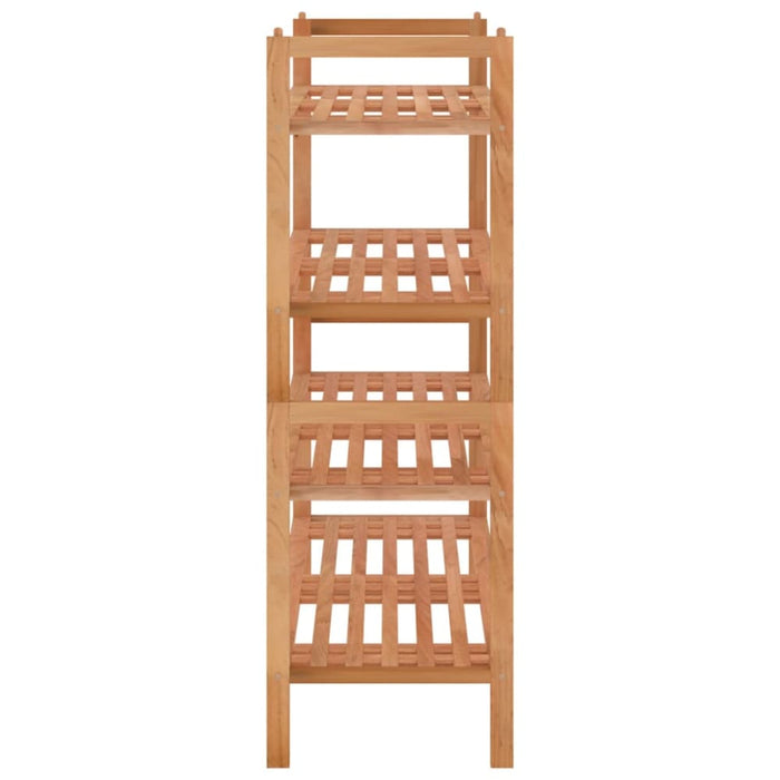 Shoe Racks 2 Pcs 69x27x41 Cm Solid Wood Walnut Tpbtlx