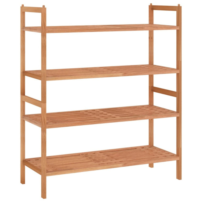 Shoe Racks 2 Pcs 69x27x41 Cm Solid Wood Walnut Tpbtlx