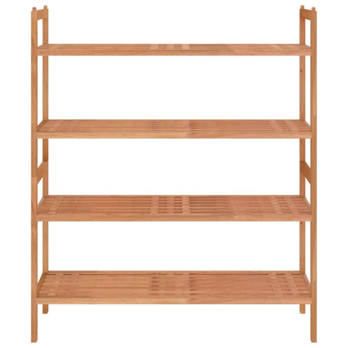 Shoe Racks 2 Pcs 69x27x41 Cm Solid Wood Walnut Tpbtlx