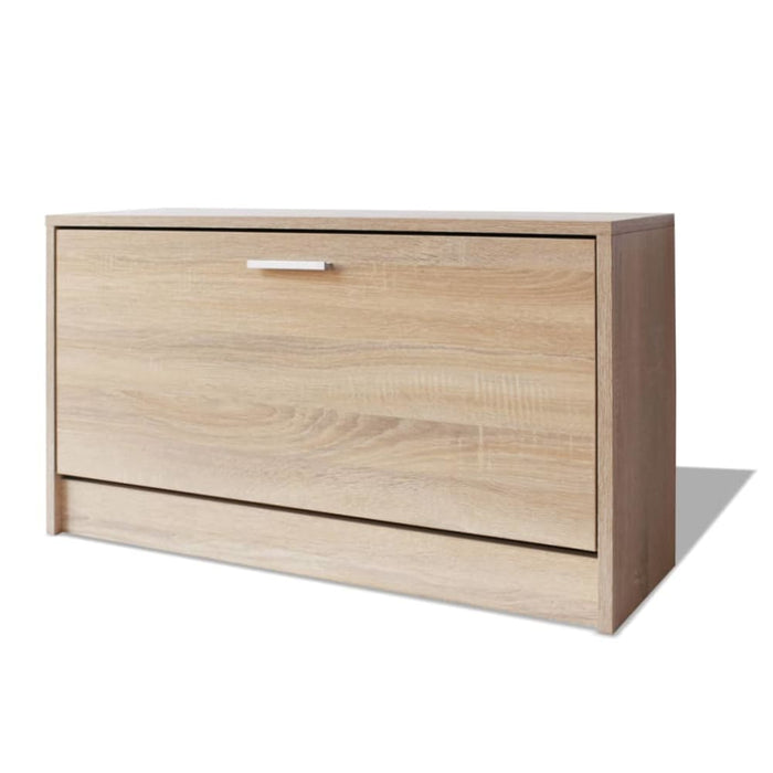 Shoe Storage Bench Oak 80x24x45 Cm Xatbak