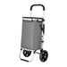 Shopping Trolley Cart 45kg Foldable Grey