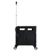 Shopping Trolley Cart 75l Foldable Black