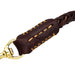 Short Real Leather Dog Leash