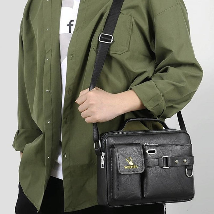 Shoulder Bag Portable Pu Leather Handbag