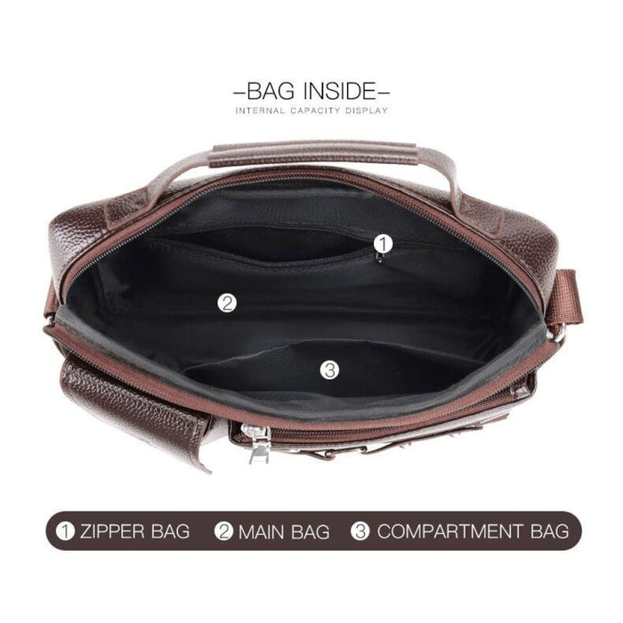 Shoulder Bag Portable Pu Leather Handbag