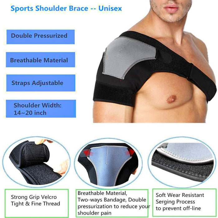 Shoulder Brace Support Compression Sleeves for Torn Rotator