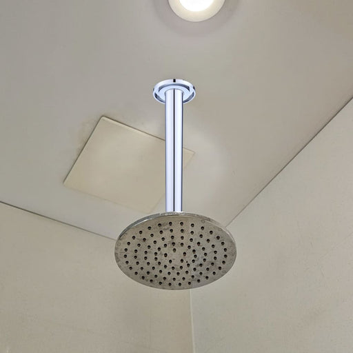 Shower Head Arm Wall Connector Round Bathroom Rainforest