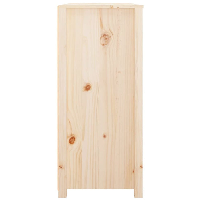 Side Cabinet 100x40x90 Cm Solid Wood Pine Nxoilk