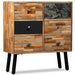 Side Cabinet with 6 Drawers 70x30x76 Cm Solid Reclaimed