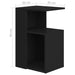 Side Table Black 36x30x56 Cm Engineered Wood Nbxkka