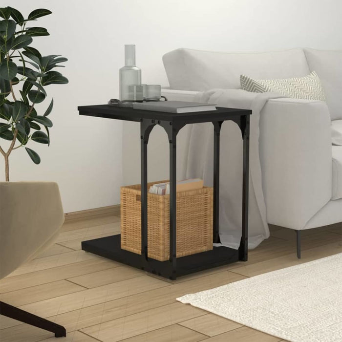 Side Table Black 50x35x52 Cm Engineered Wood Nxpnox