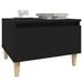 Side Table Black 50x46x35 Cm Engineered Wood Nokpbx