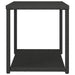 Side Table Black 55x45x49 Cm Poly Rattan Tokaba