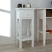 Side Table with Drawer White Xaooai