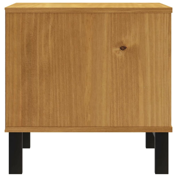 Side Table Flam 50x50x50 Cm Solid Wood Pine Tpinxt