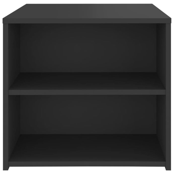 Side Table Grey 50x50x45 Cm Engineered Wood Nbltna