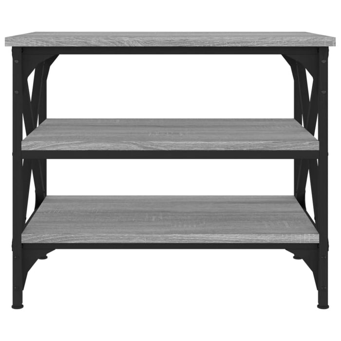 Side Table Grey Sonoma 55x38x45 Cm Engineered Wood Nxtttp