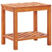 Side Table Solid Acacia Wood 45x33x45 Cm Aabli