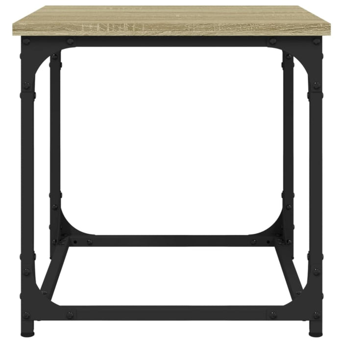 Side Table Sonoma Oak 40x40x40 Cm Engineered Wood Nxtxnn