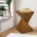 Side Table Terrazzo Geometric Shape Magnesia Stool Stone