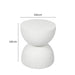 Side Table Terrazzo Hourglass Shape Magnesia Stool Stone