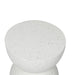 Side Table Terrazzo Hourglass Shape Magnesia Stool Stone