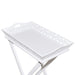 Side Table with Tray White Xaooan