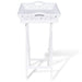 Side Table with Tray White Xaooan