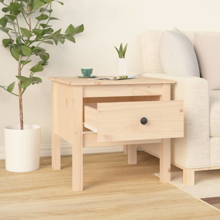 Side Tables 2 Pcs 50x50x49 Cm Solid Wood Pine Notikp