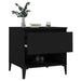 Side Tables 2 Pcs Black 50x46x50 Cm Engineered Wood Nokppo