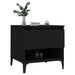 Side Tables 2 Pcs Black 50x46x50 Cm Engineered Wood Nokppo