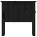 Side Tables 2 Pcs Black 50x50x49 Cm Solid Wood Pine Notnbt