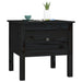Side Tables 2 Pcs Black 50x50x49 Cm Solid Wood Pine Notnbt