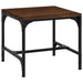 Side Tables 2 Pcs Brown Oak 40x40x35 Cm Engineered Wood