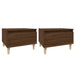 Side Tables 2 Pcs Brown Oak 50x46x35 Cm Engineered Wood