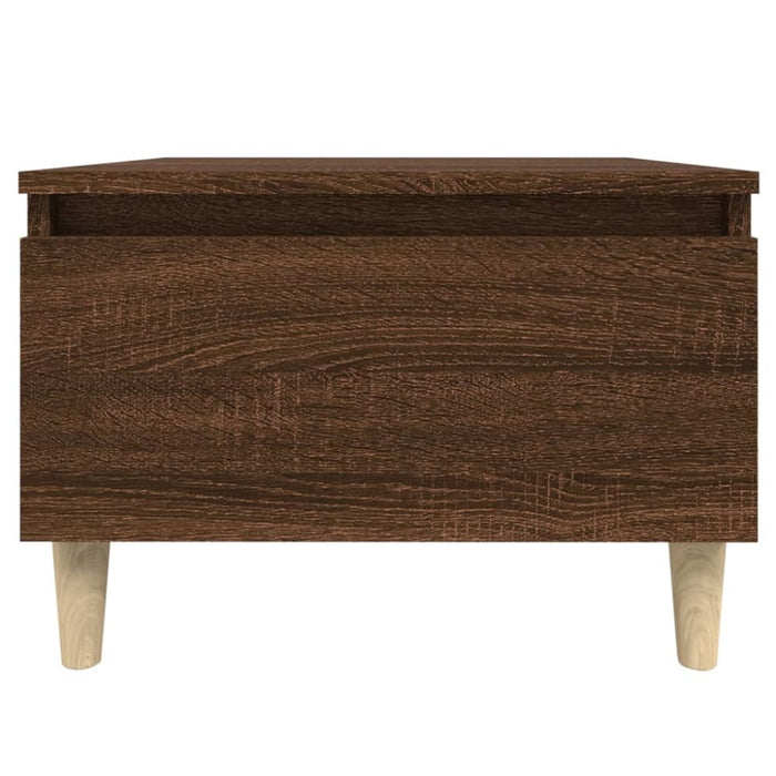 Side Tables 2 Pcs Brown Oak 50x46x35 Cm Engineered Wood