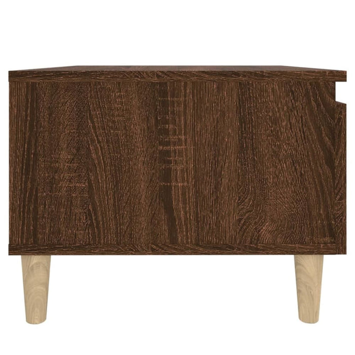 Side Tables 2 Pcs Brown Oak 50x46x35 Cm Engineered Wood