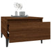 Side Tables 2 Pcs Brown Oak 50x46x35 Cm Engineered Wood
