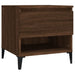 Side Tables 2 Pcs Brown Oak 50x46x50 Cm Engineered Wood