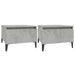 Side Tables 2 Pcs Concrete Grey 50x46x35 Cm Engineered Wood