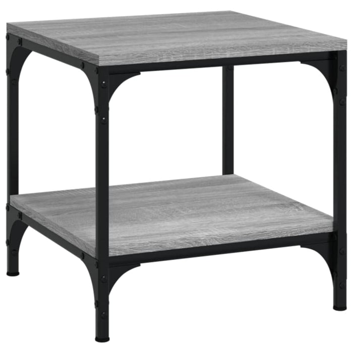 Side Tables 2 Pcs Grey Sonoma 40x40x40 Cm Engineered Wood
