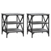 Side Tables 2 Pcs Grey Sonoma 40x42x50 Cm Engineered Wood