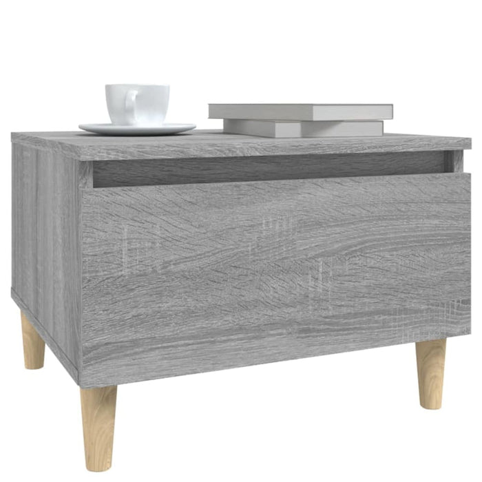 Side Tables 2 Pcs Grey Sonoma 50x46x35 Cm Engineered Wood