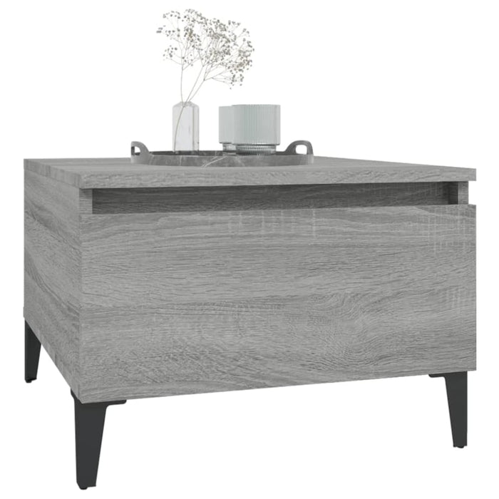 Side Tables 2 Pcs Grey Sonoma 50x46x35 Cm Engineered Wood