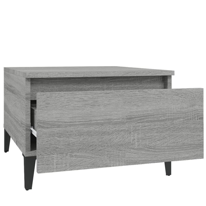 Side Tables 2 Pcs Grey Sonoma 50x46x35 Cm Engineered Wood