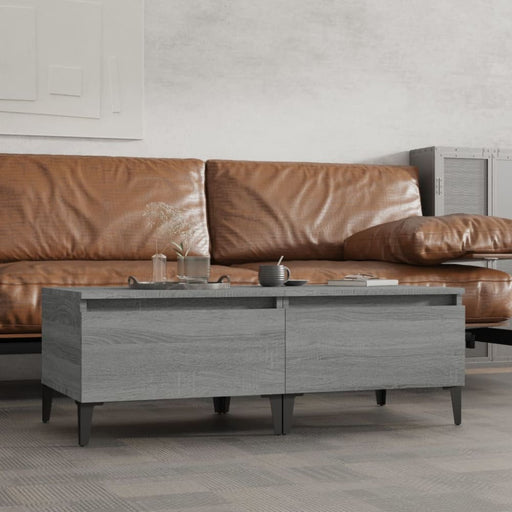 Side Tables 2 Pcs Grey Sonoma 50x46x35 Cm Engineered Wood