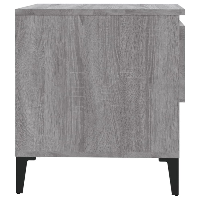 Side Tables 2 Pcs Grey Sonoma 50x46x50 Cm Engineered Wood