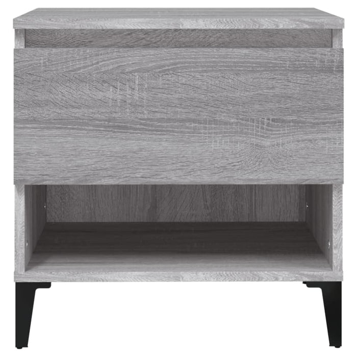 Side Tables 2 Pcs Grey Sonoma 50x46x50 Cm Engineered Wood